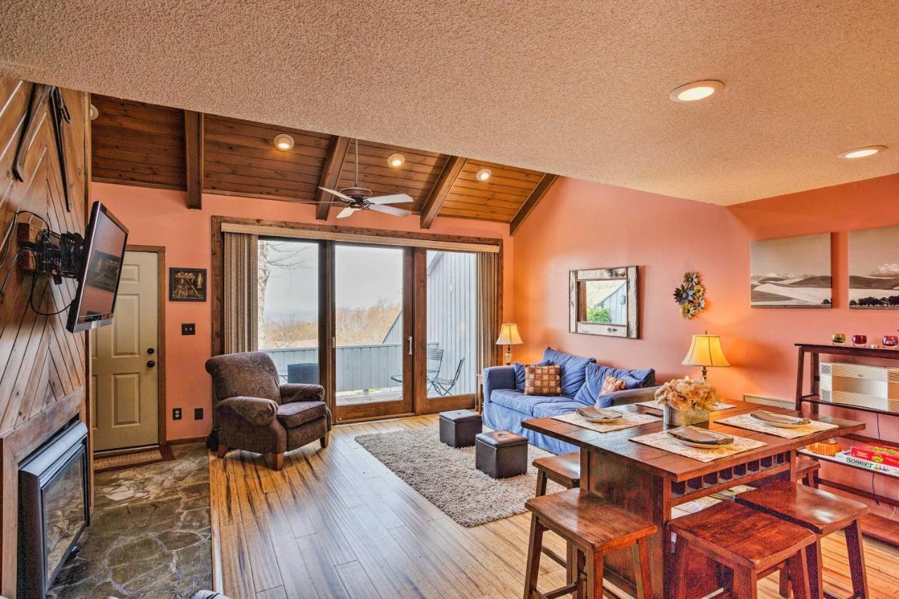 Pet-Friendly Beech Mountain Condo Steps To Slopes Екстериор снимка